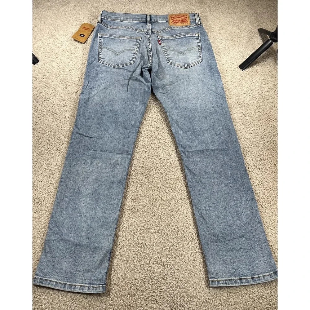 Levis 511 Jeans Mens Sz 30x30 Fit 30x29 STRETCH Light Wash RARE 